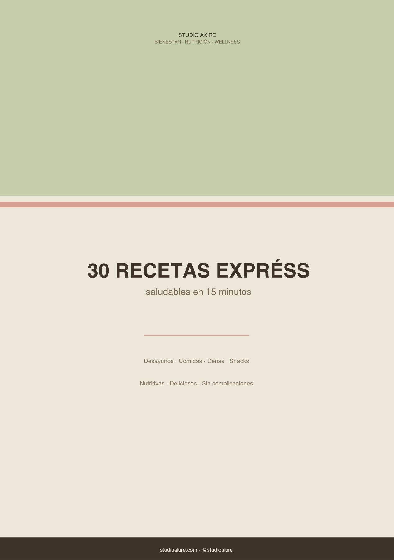 30 Recetas Express Saludables en 15 Minutos