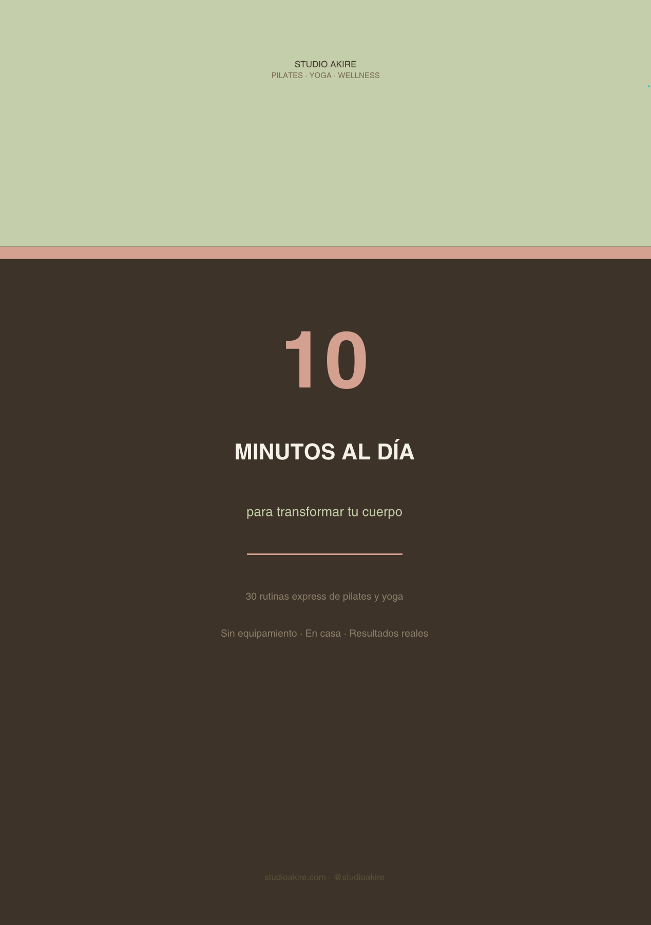 10 Minutos al Día — 30 Rutinas Express de Pilates y Yoga