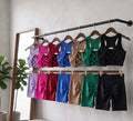 Set Deportivo Mujer — Top + Shorts Yoga y Pilates