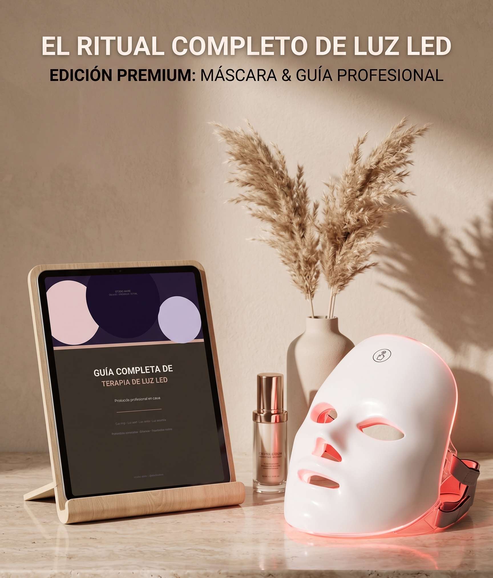 Pack Belleza LED — Máscara de Luz + Guía Profesional
