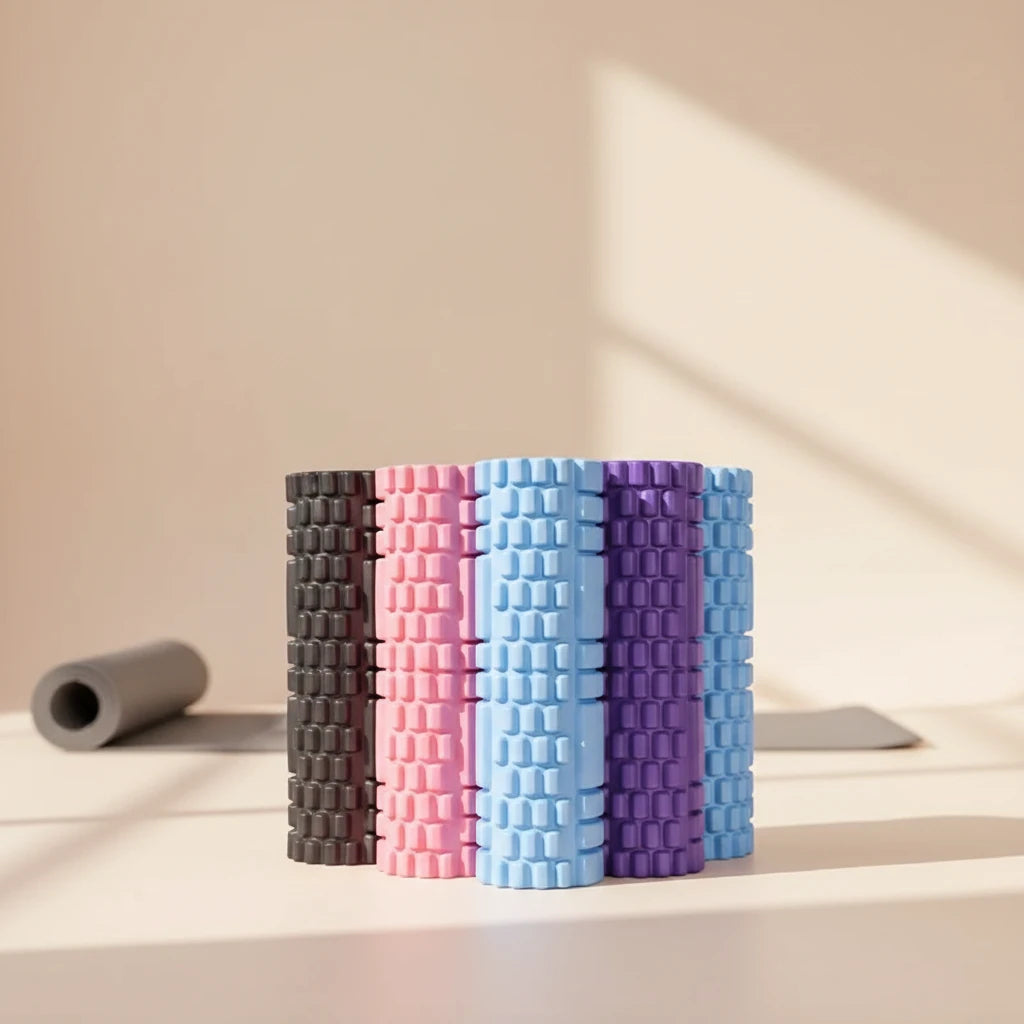 Rodillo de Foam para Yoga y Pilates — Masaje y Recuperación Muscular