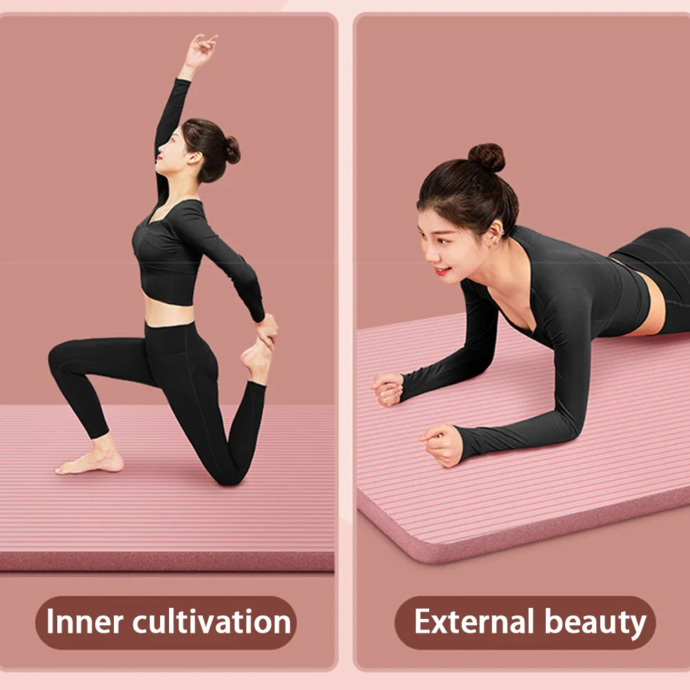 Esterilla de Yoga 8mm — Antideslizante para Principiantes