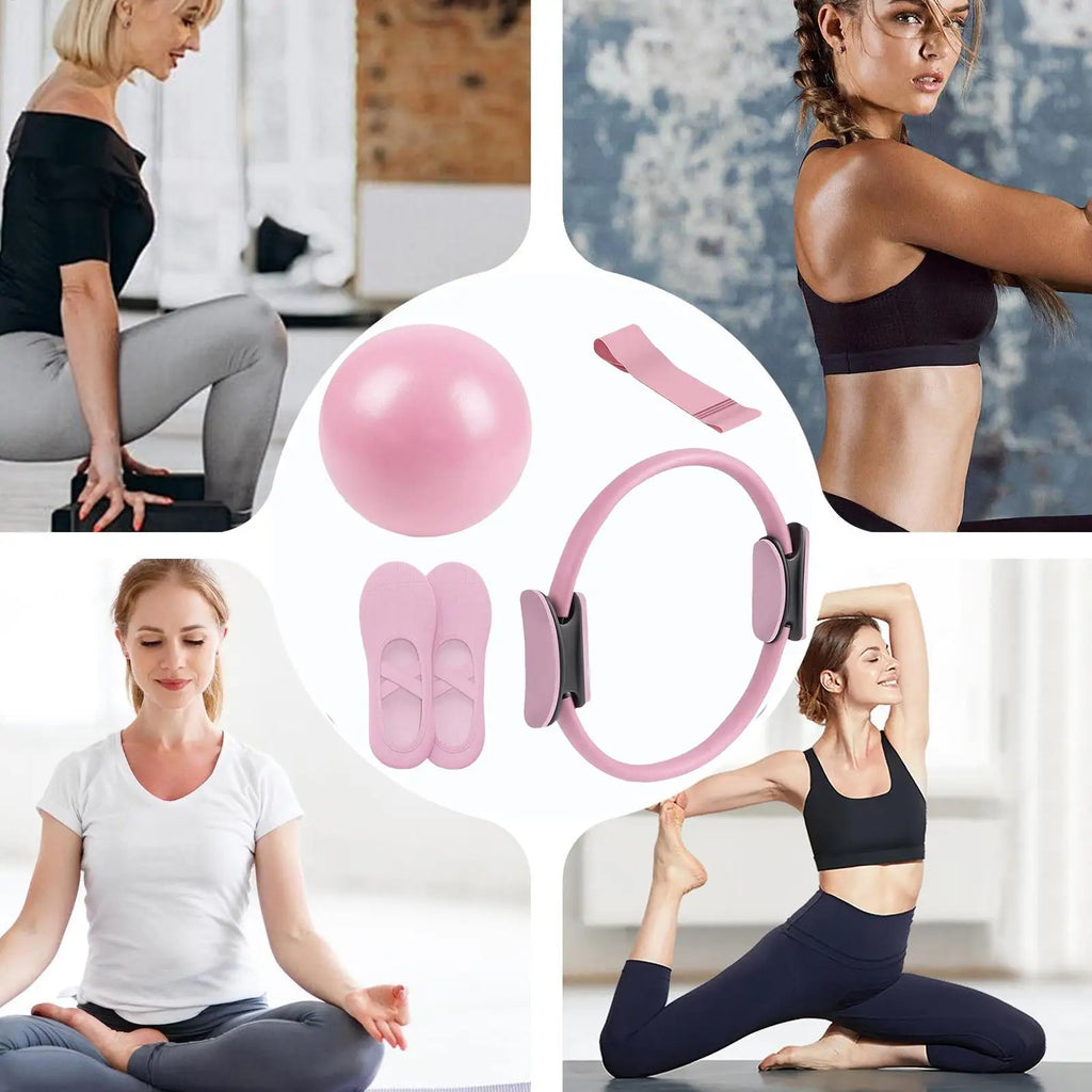 Set Completo de Pilates — Aro, Pelota y Accesorios