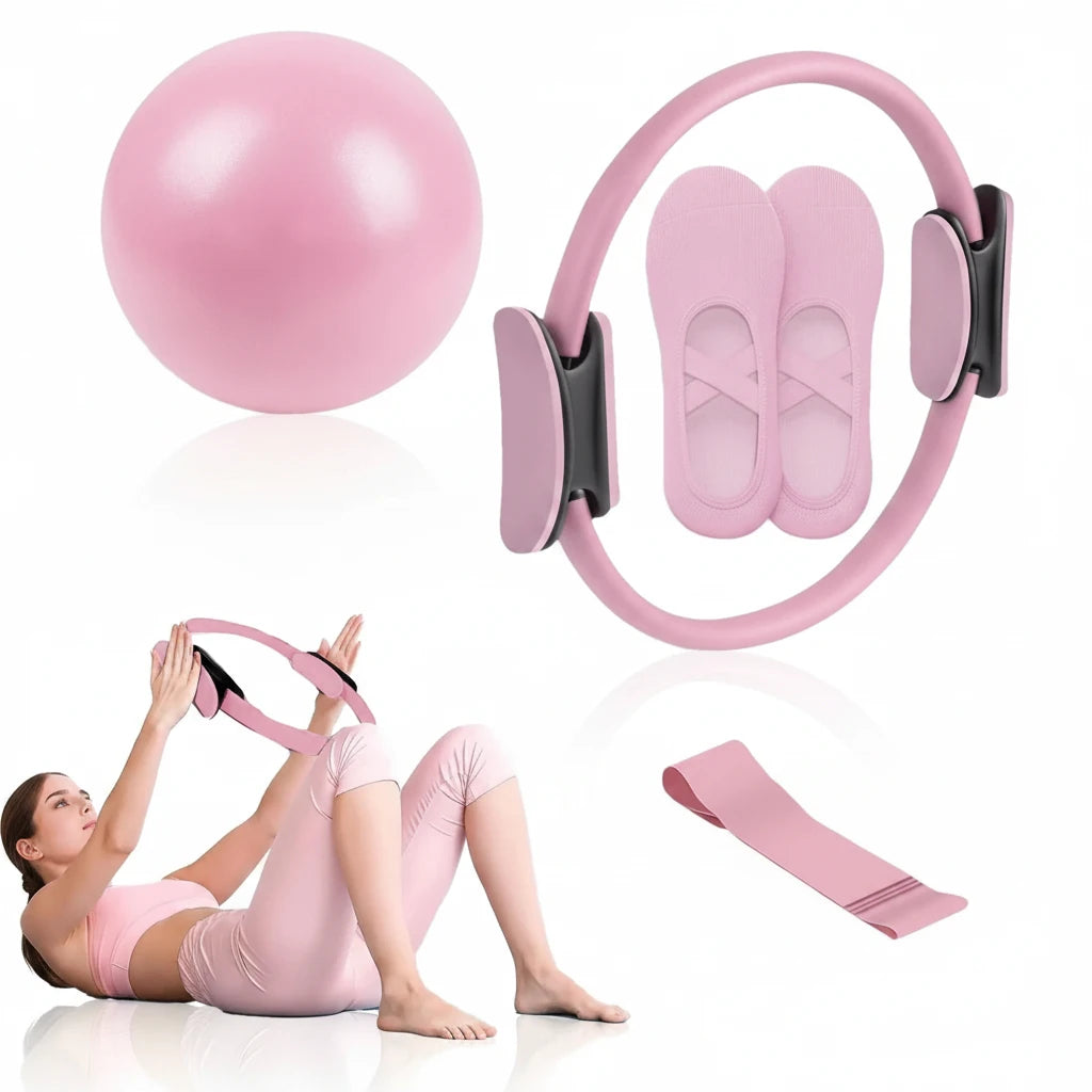 Set Completo de Pilates — Aro, Pelota y Accesorios