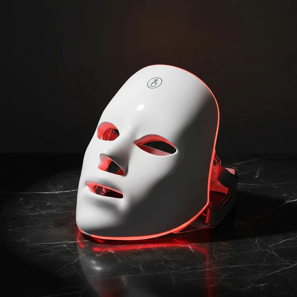 Máscara LED Facial Profesional — Terapia de Luz para Piel Radiant