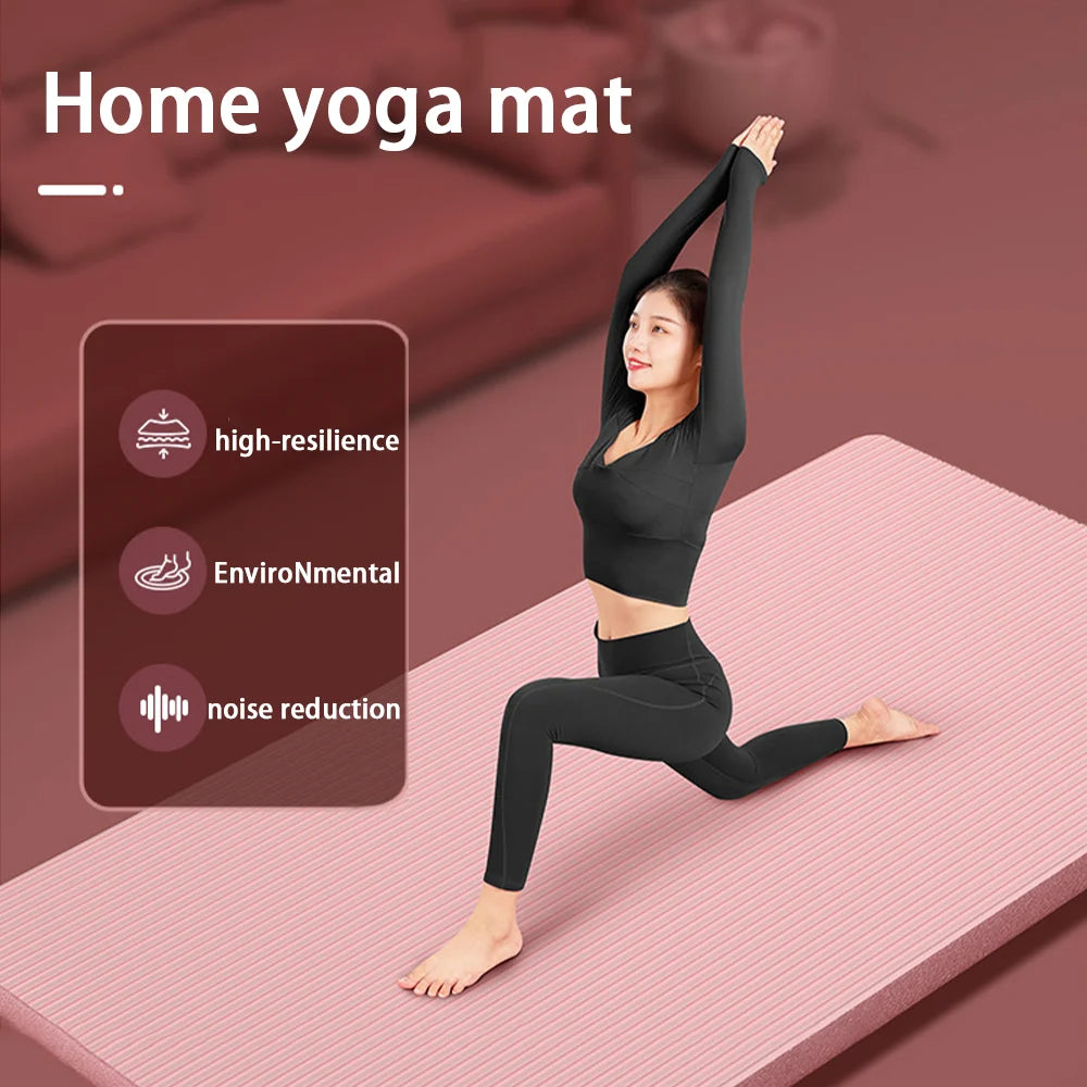Esterilla de Yoga 8mm — Antideslizante para Principiantes