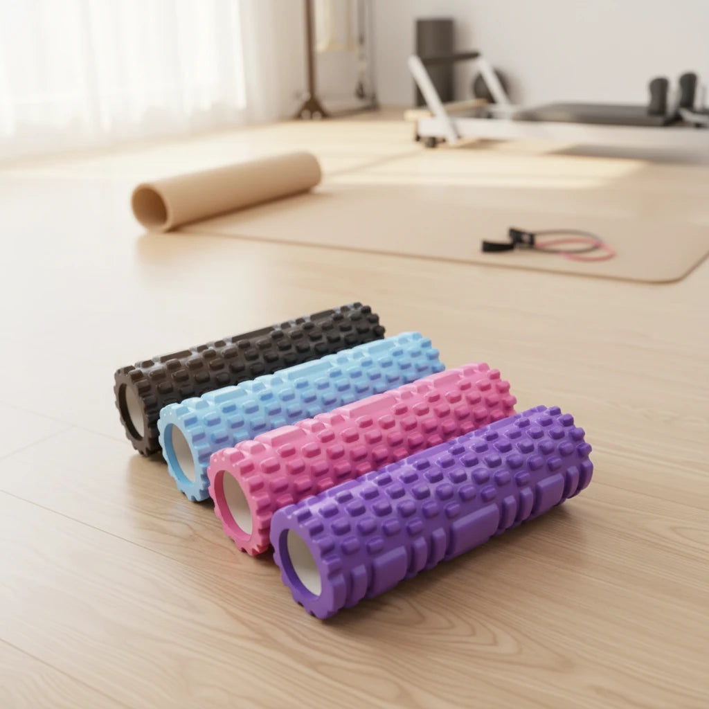 Rodillo de Foam para Yoga y Pilates — Masaje y Recuperación Muscular