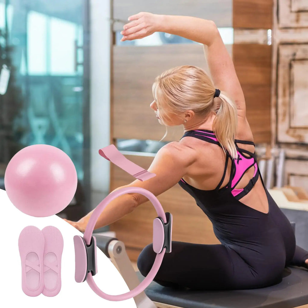 Set Completo de Pilates — Aro, Pelota y Accesorios
