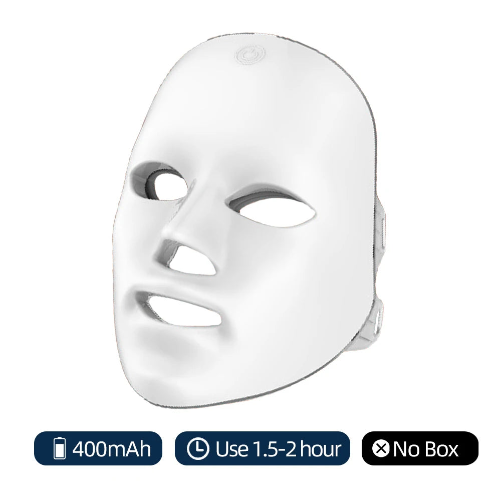 Máscara LED Facial Profesional — Terapia de Luz para Piel Radiant