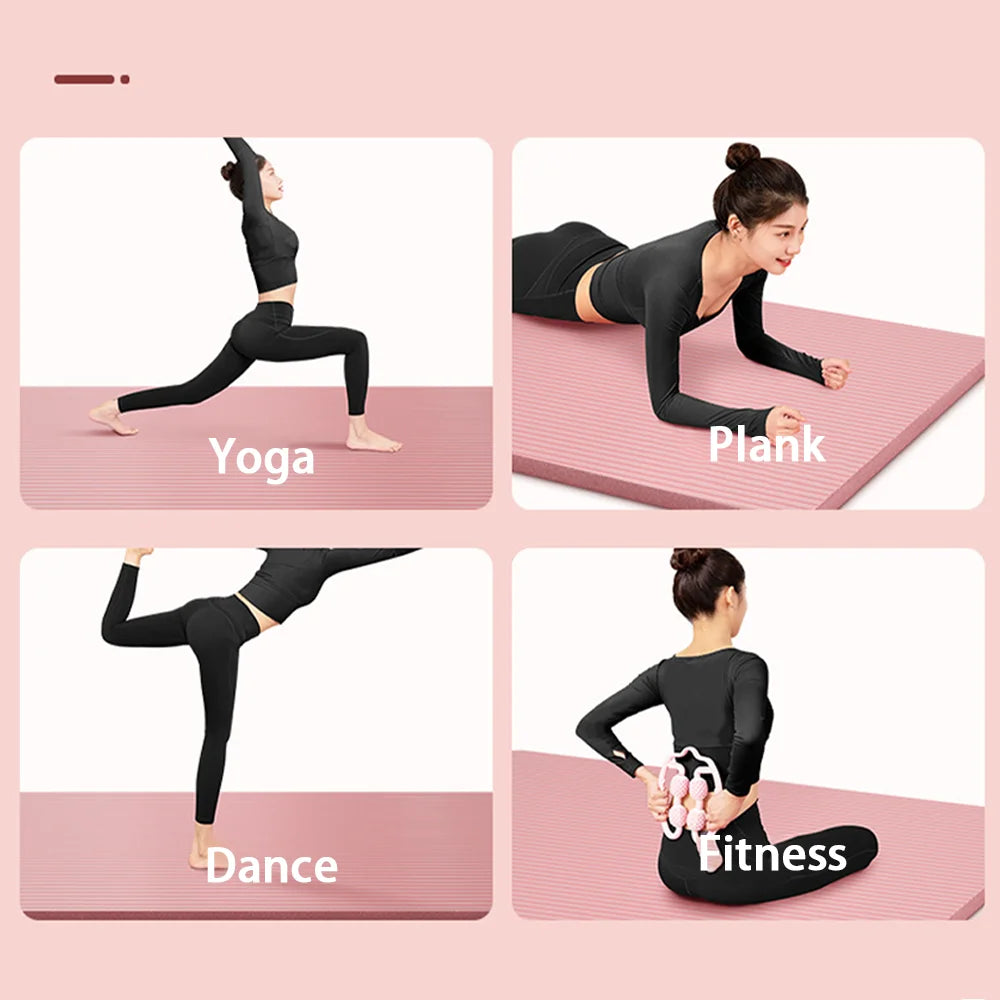 Esterilla de Yoga 8mm — Antideslizante para Principiantes
