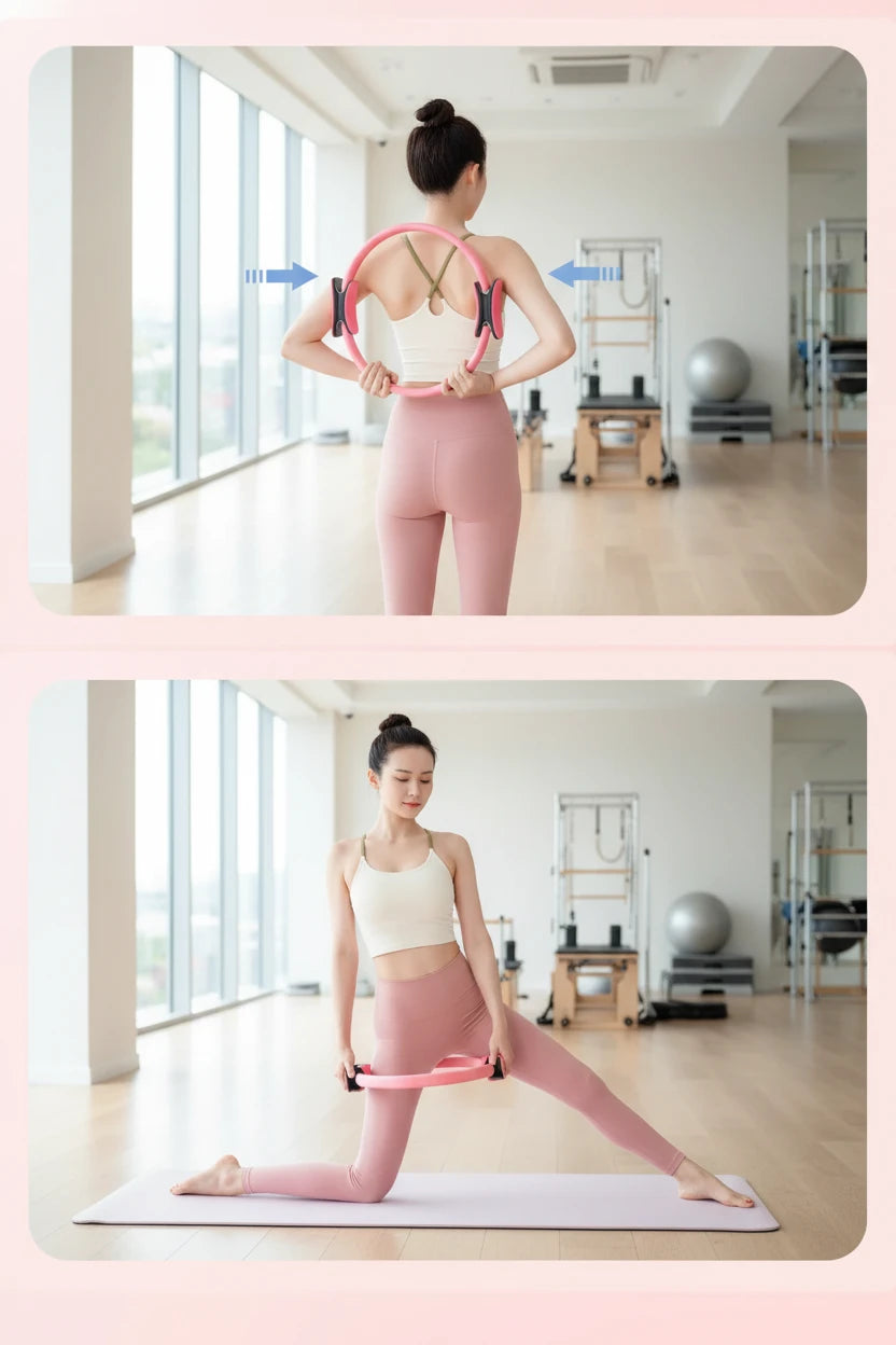 Aro de Pilates — Tonificación de Piernas y Abdomen